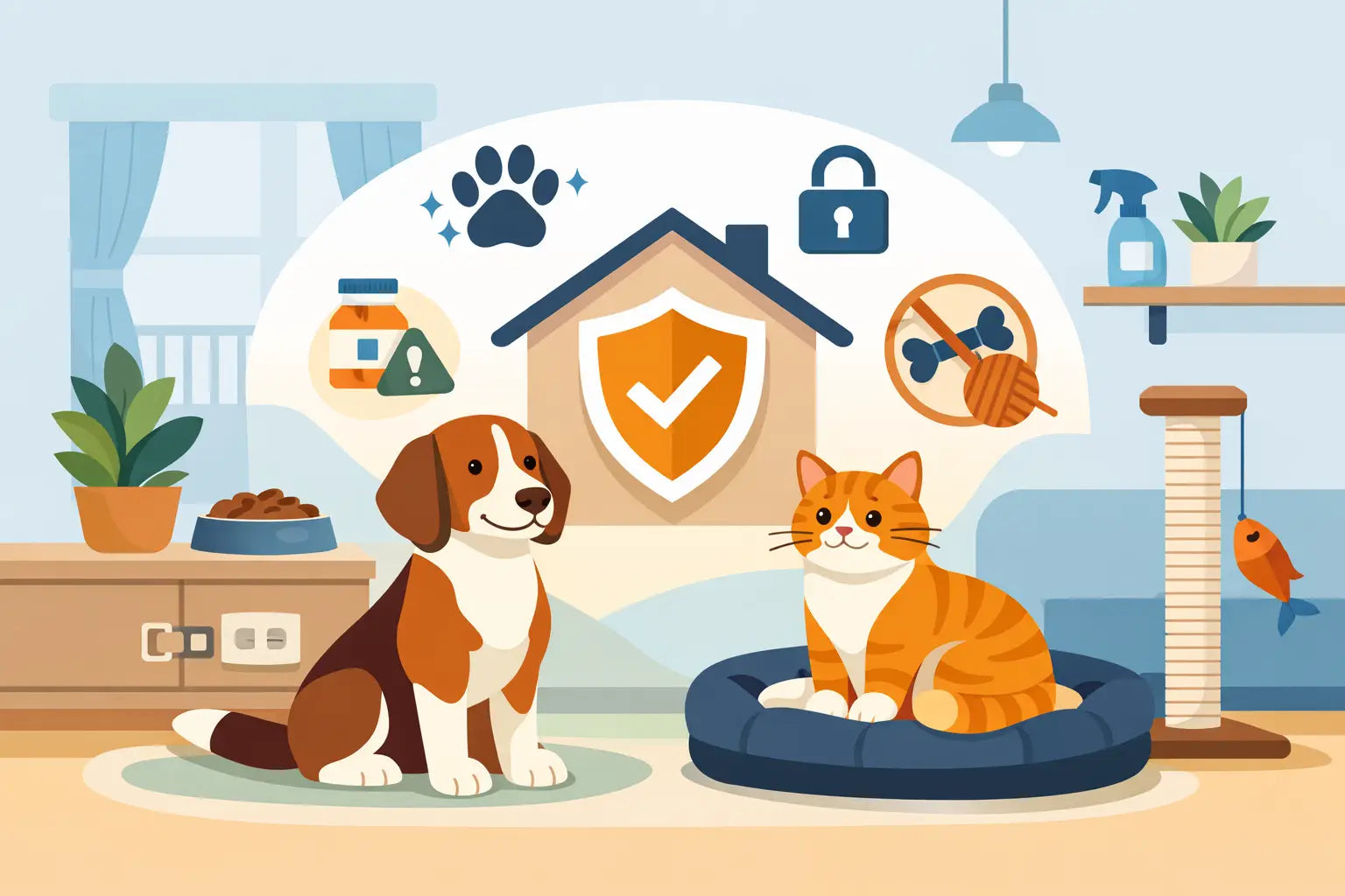 Pet Home Safety Guide for Dogs and Cats