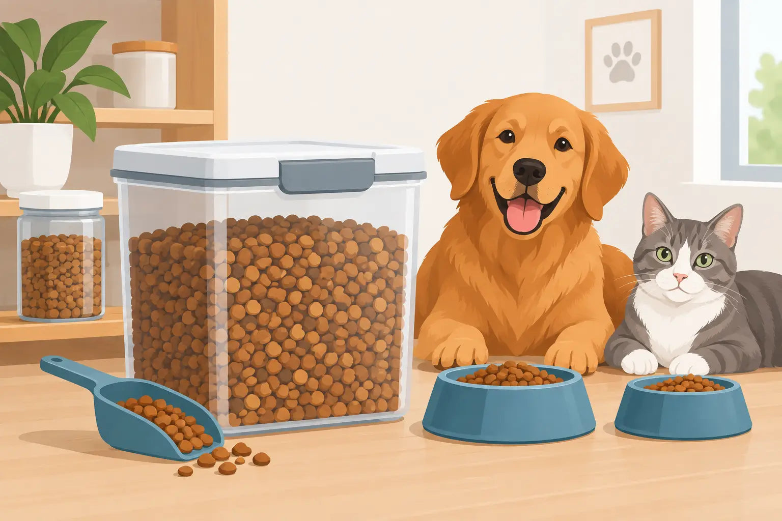 Storing Dry Pet Food for Fresh, Happy Meals