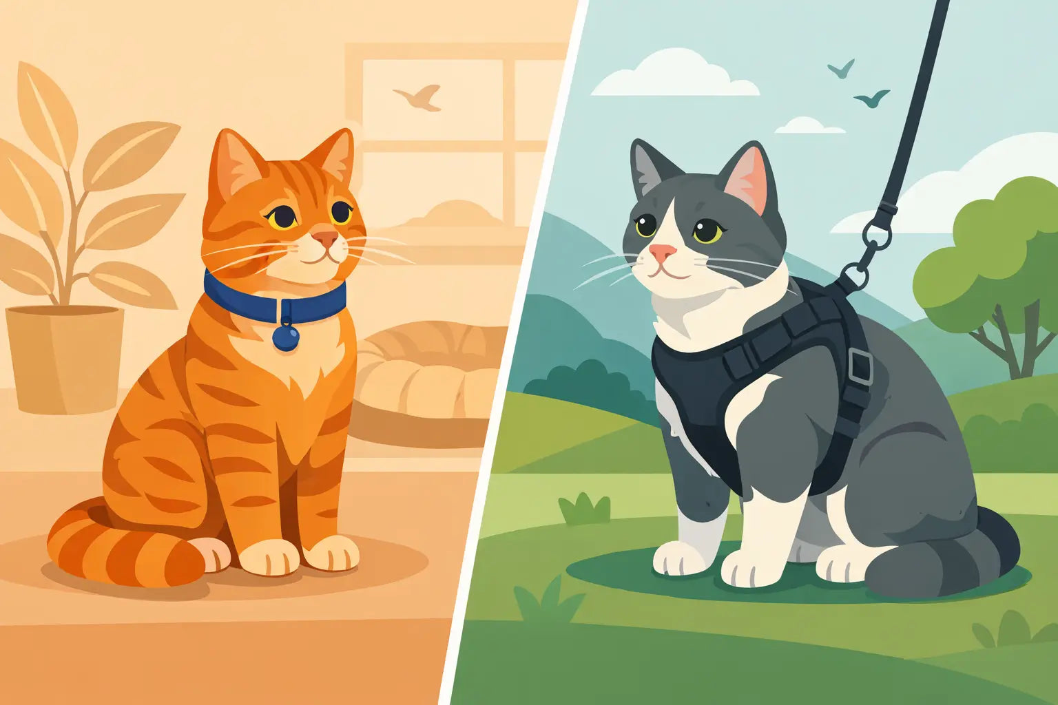 Cat Collar Versus Harness: Which Suits Yours?