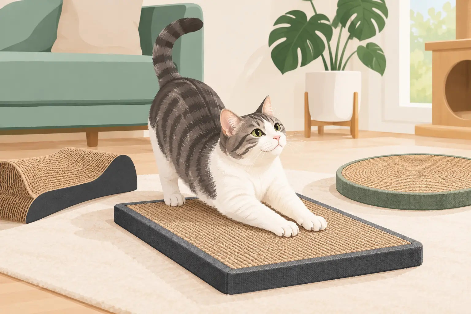 Best Cat Scratching Mats for Happy Indoor Cats