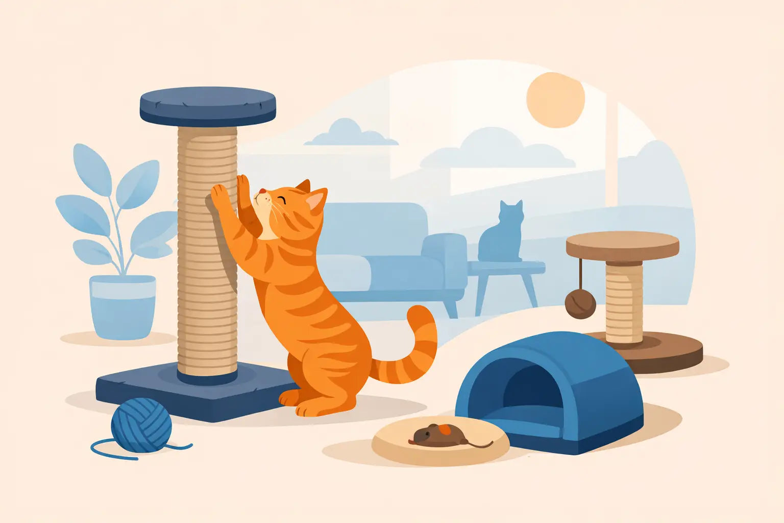 Why Do Cats Need Scratching Posts at Home?
