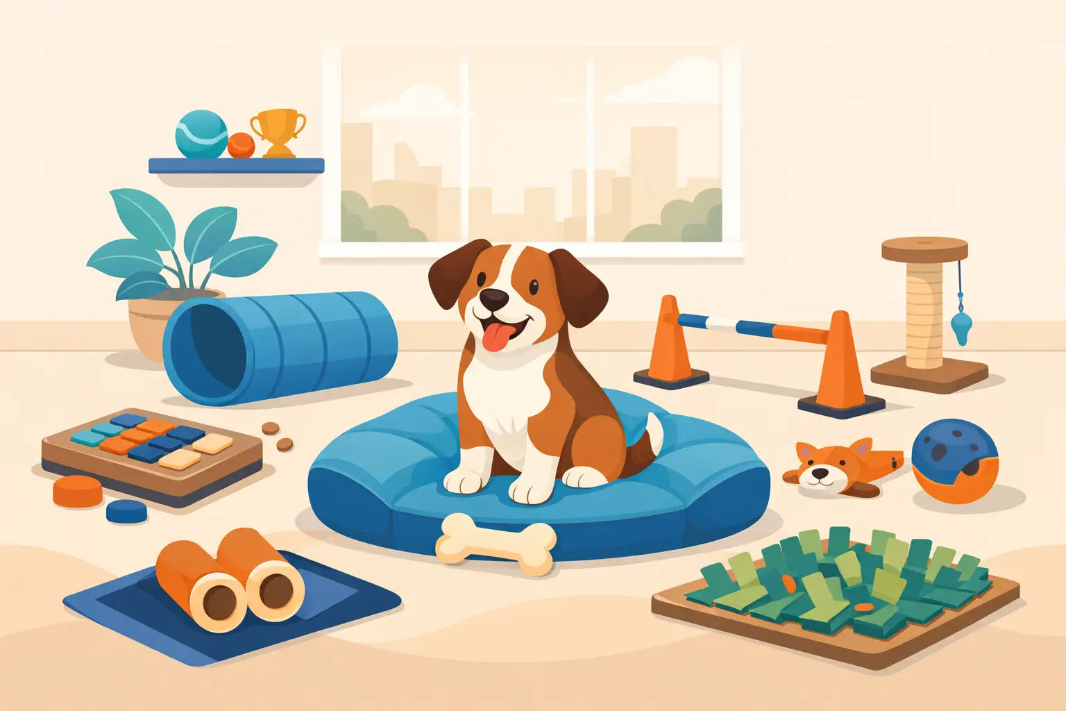A Guide to Indoor Enrichment for Dogs