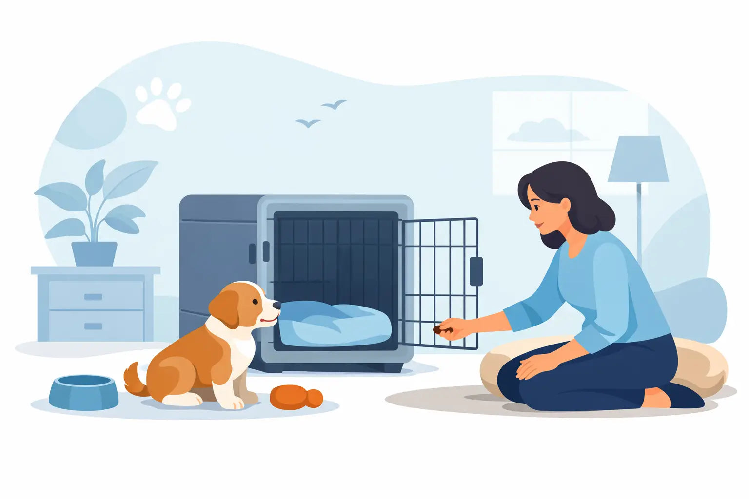 How to Introduce a Puppy Crate Without Stress