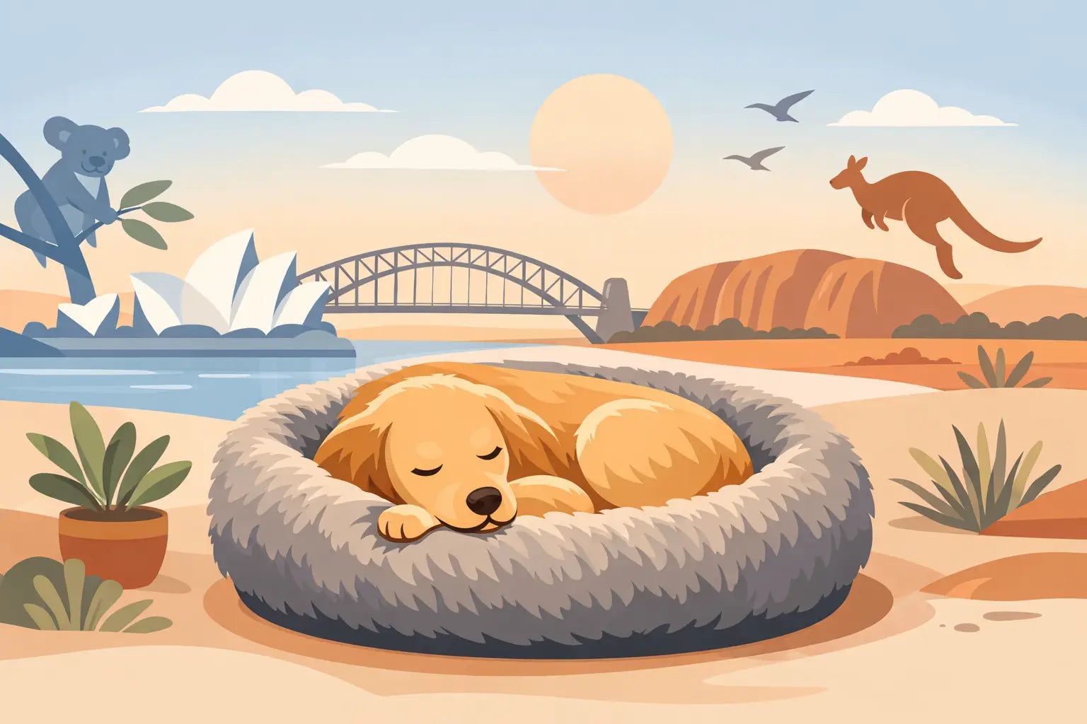 Choosing a Calming Dog Bed Australia