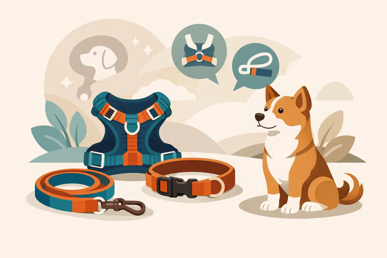 How to Choose a Dog Collar Harness and Leash Set