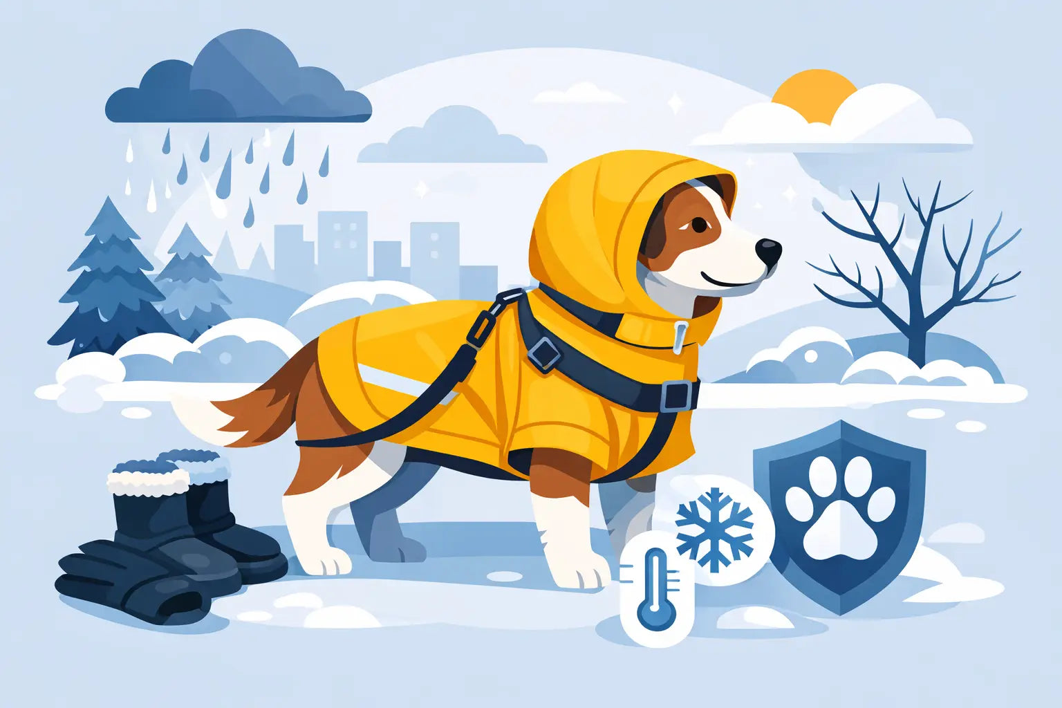 Dog Raincoat for Winter Walks: What Matters