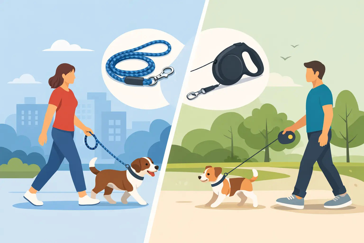 Rope Leash vs Retractable for Everyday Dog Walks