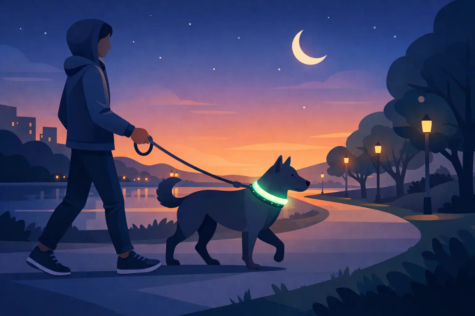 LED Dog Collar Review for Safer Evening Walks