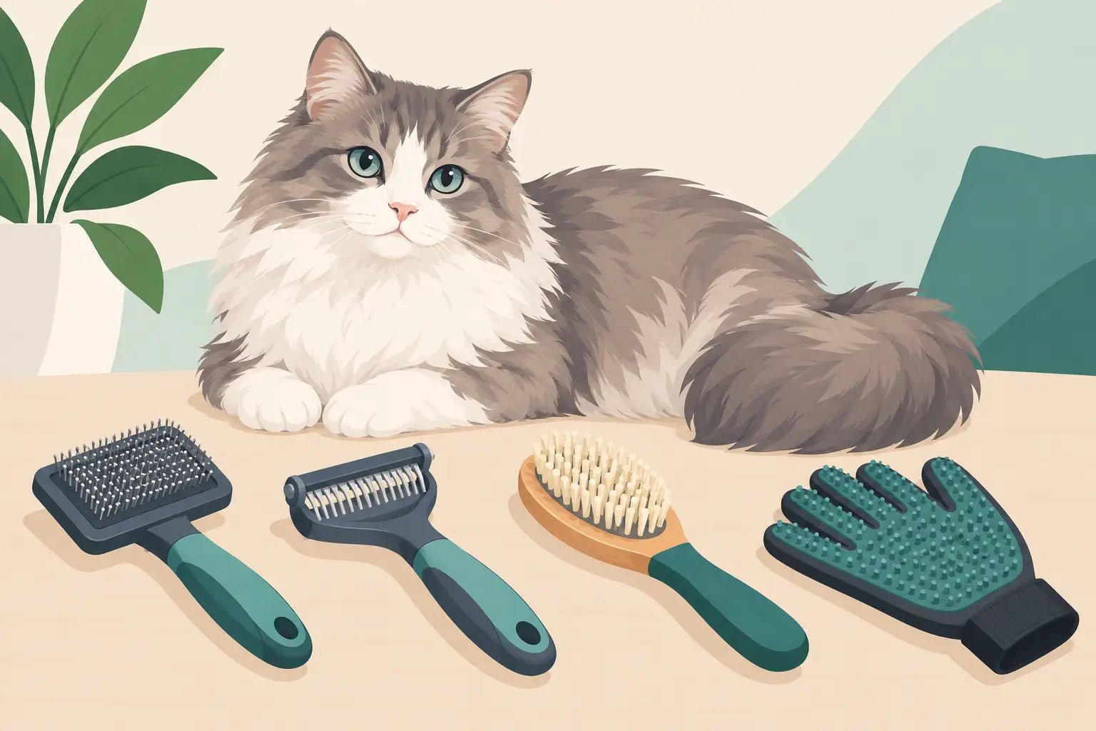 How to Pick a Cat Brush for Your Cat’s Coat