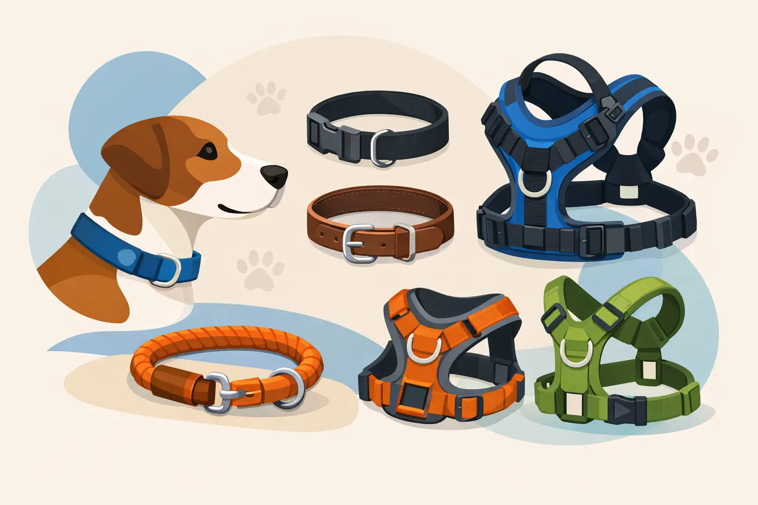 Types of Dog Collars and Harnesses