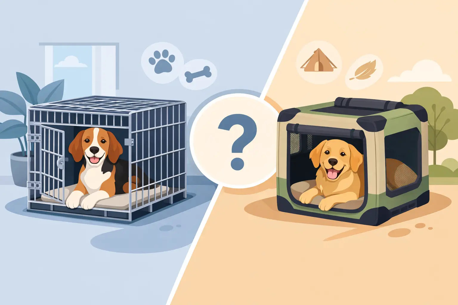 Metal Crate vs Soft Crate: Which Suits Your Dog?