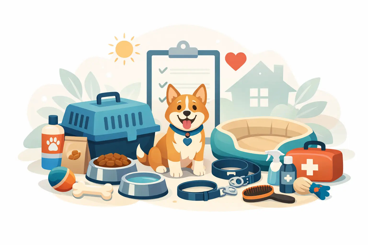 New Rescue Dog Essentials Example List