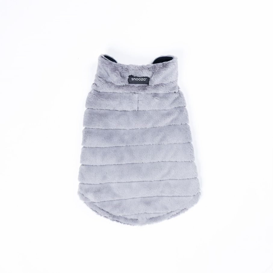 Snooza Wear – Puffer Fur – Cloud Grey - Pets and More