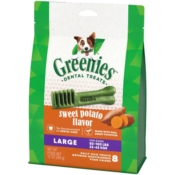 Greenies – Dental Dog Treats – Sweet Potato - Pets and More