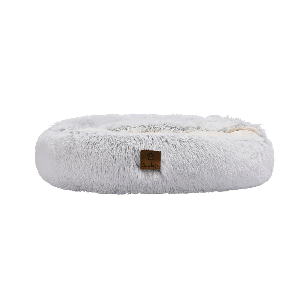Charlie’s – Snookie Hooded Pet Bed - Arctic White - Pets and More