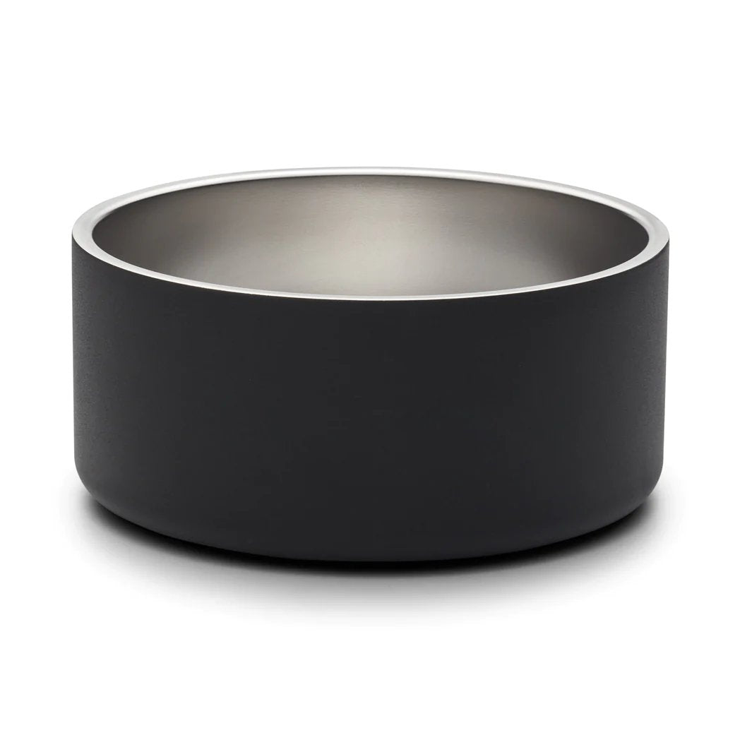Snooza – Double Wall Stainless Steel Bowl – Slate Grey - Pets and More