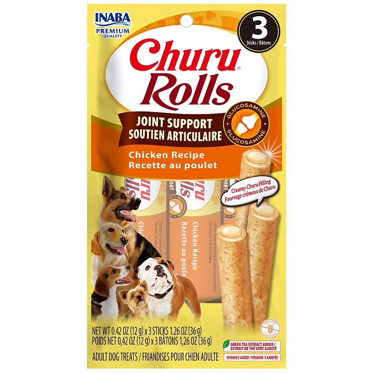 Inaba – Dog Churu Rolls – Joint Support - Pets and More