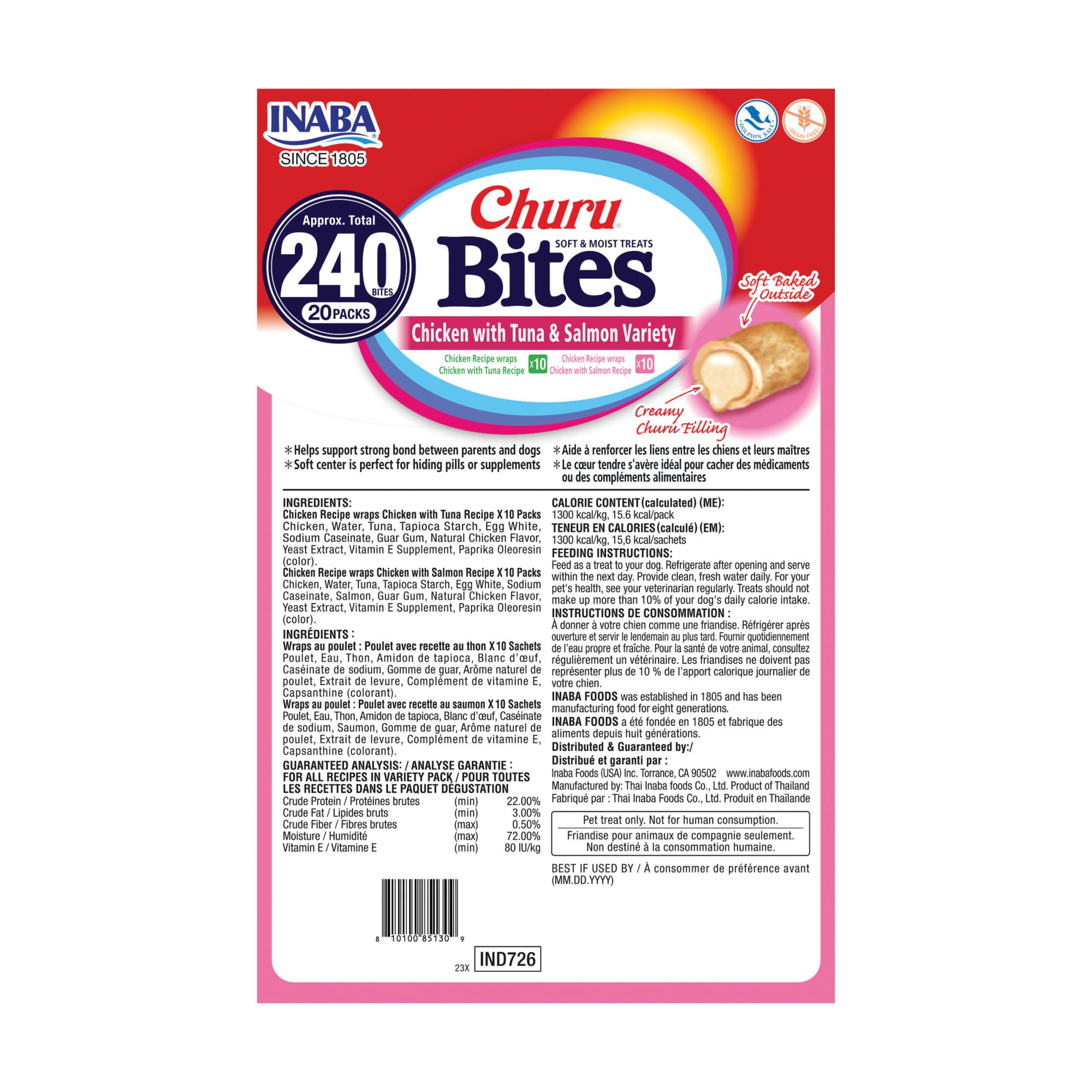 Inaba – Dog Churu Bites – Variety Pack - Pets and More