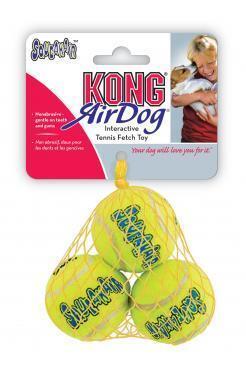 3 x KONG Airdog Squeaker Balls Small - Pets and More