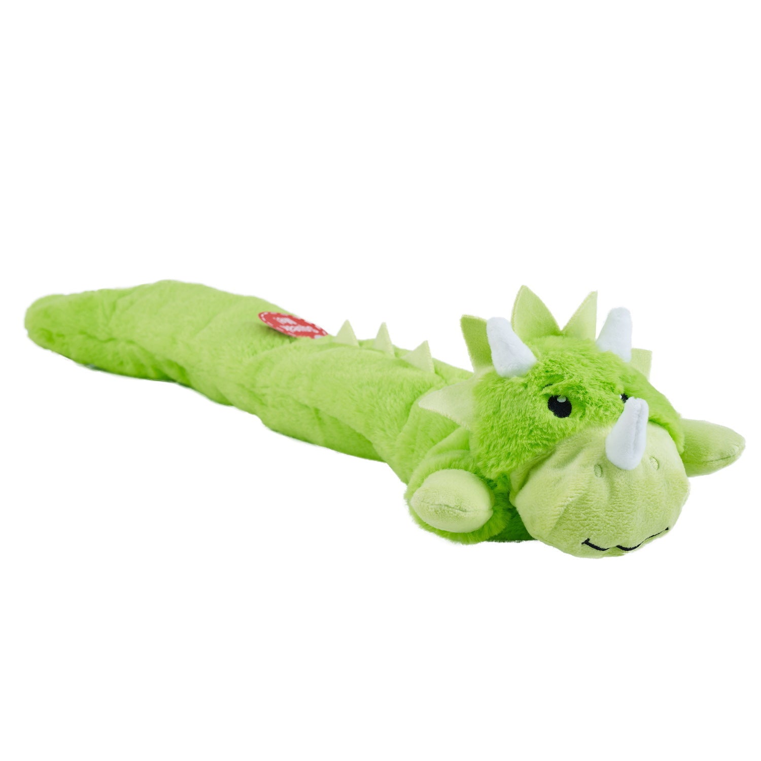 Charming Pet Longidudes Extra Long 75cm Plush Squeaker Dog Toy - Dino - Pets and More