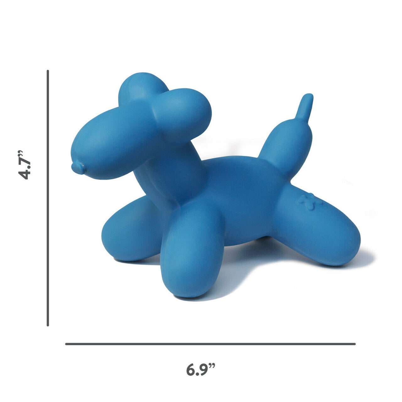 Charming Pet Latex Squeaker Dog Toy - Blue Balloon Dog - Large - Pets and More