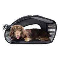 Ibiyaya Convertible Pet Carrier with Wheels - Chocolate - Pets and More