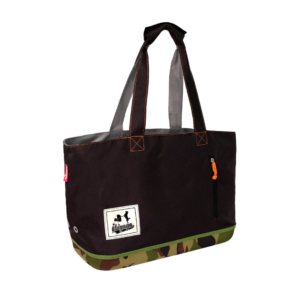 Ibiyaya Canvas Pet Carrier Tote for Pets up to 7kg - Camouflage - Pets and More