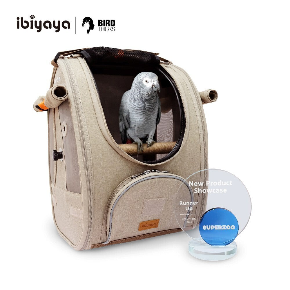 Ibiyaya Trackpack Bird Carrier Backpack - Pets and More