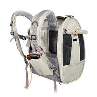 Ibiyaya Adventure Cat & Small Dog Carrier Backpack - Grey-Green - Pets and More