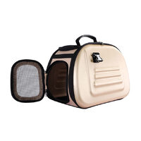 Ibiyaya Classic EVA Collapsible Pet Carrier - Beige - Pets and More