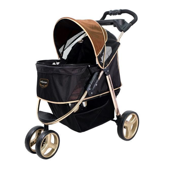 Ibiyaya "Monarch" Premium Pet Jogger Stroller - Luxury Gold - Pets and More