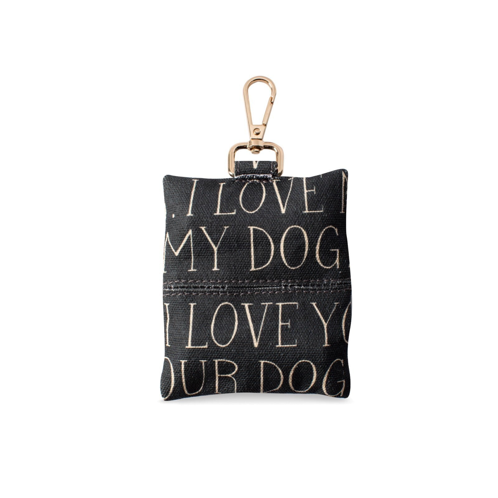 Fringe Studio Canvas Dog Poop Waste Bag Dispenser with Keychain - All The Dogs - Pets and More