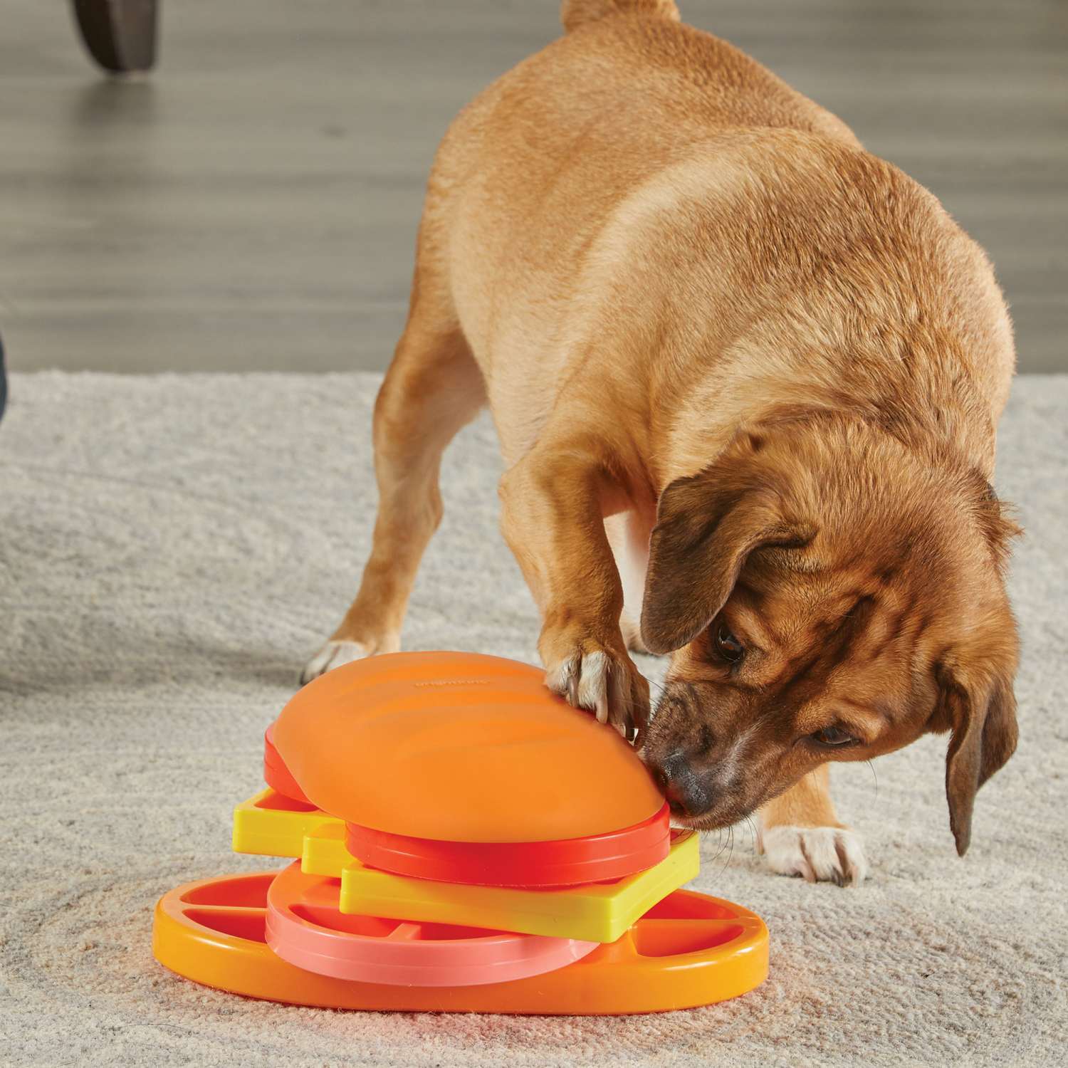 Brightkins Pupstrami Surprise! Interactive Dog Treat & Food Puzzle Toy