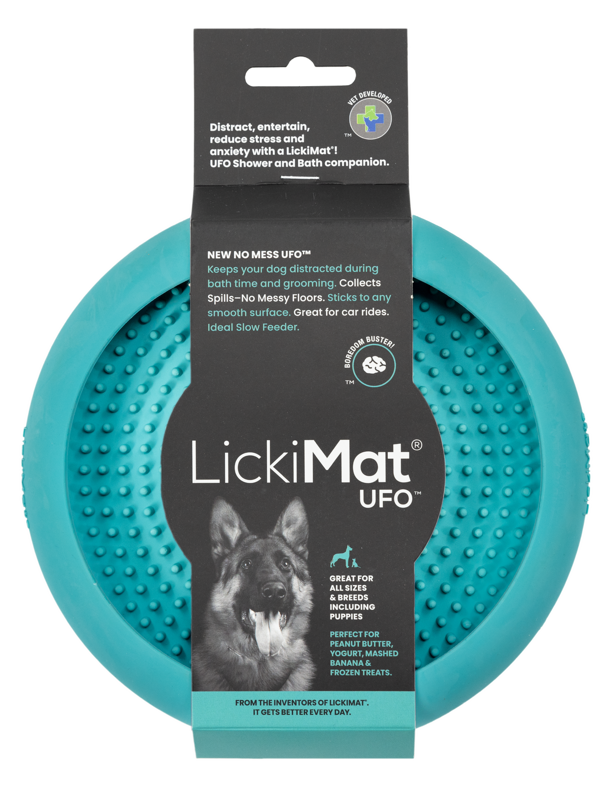 Lickimat UFO Slow Food Anti-Anxiety Licking Dog Bowl - Pets and More
