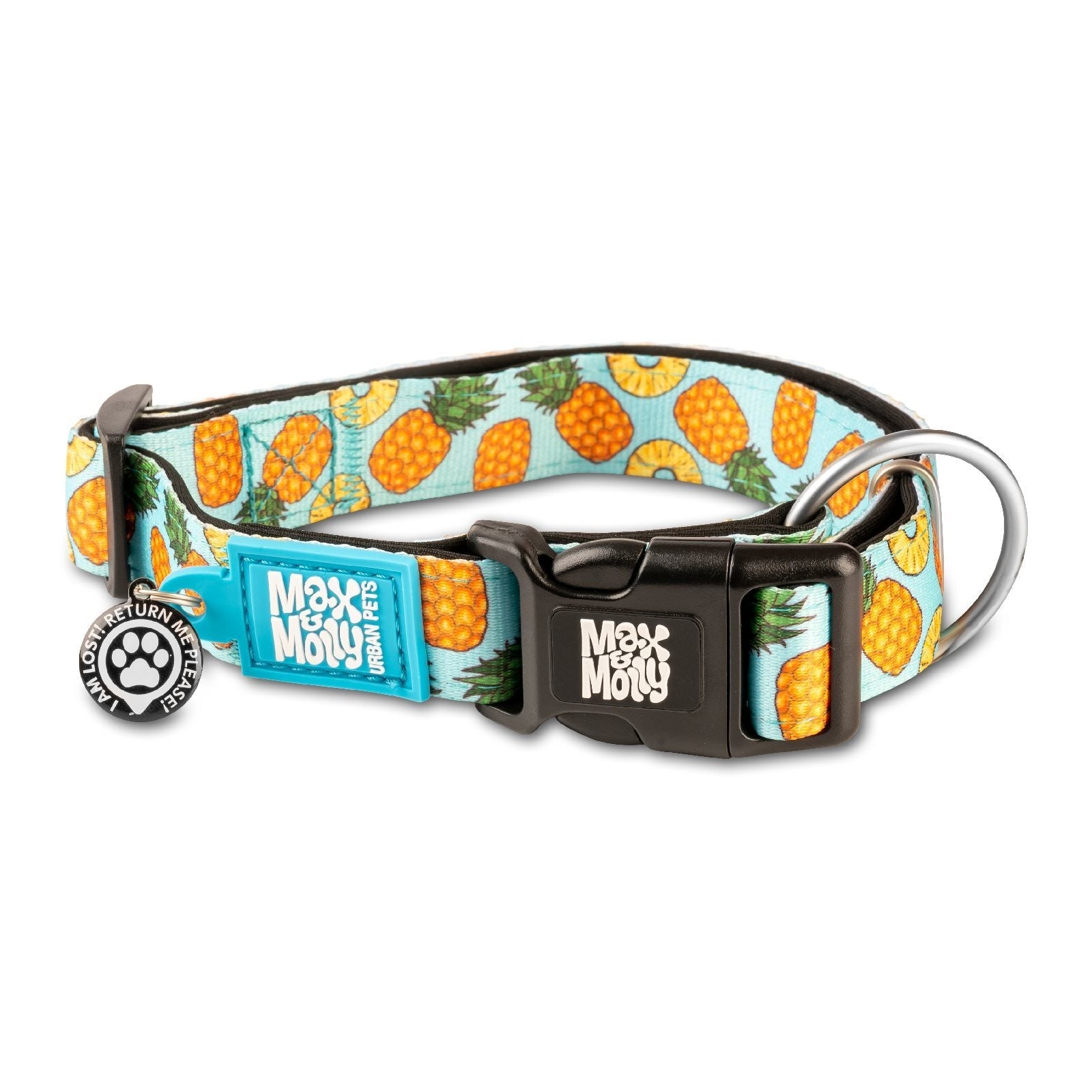 Max & Molly Smart ID Dog Collar - Sweet Pineapple - Pets and More
