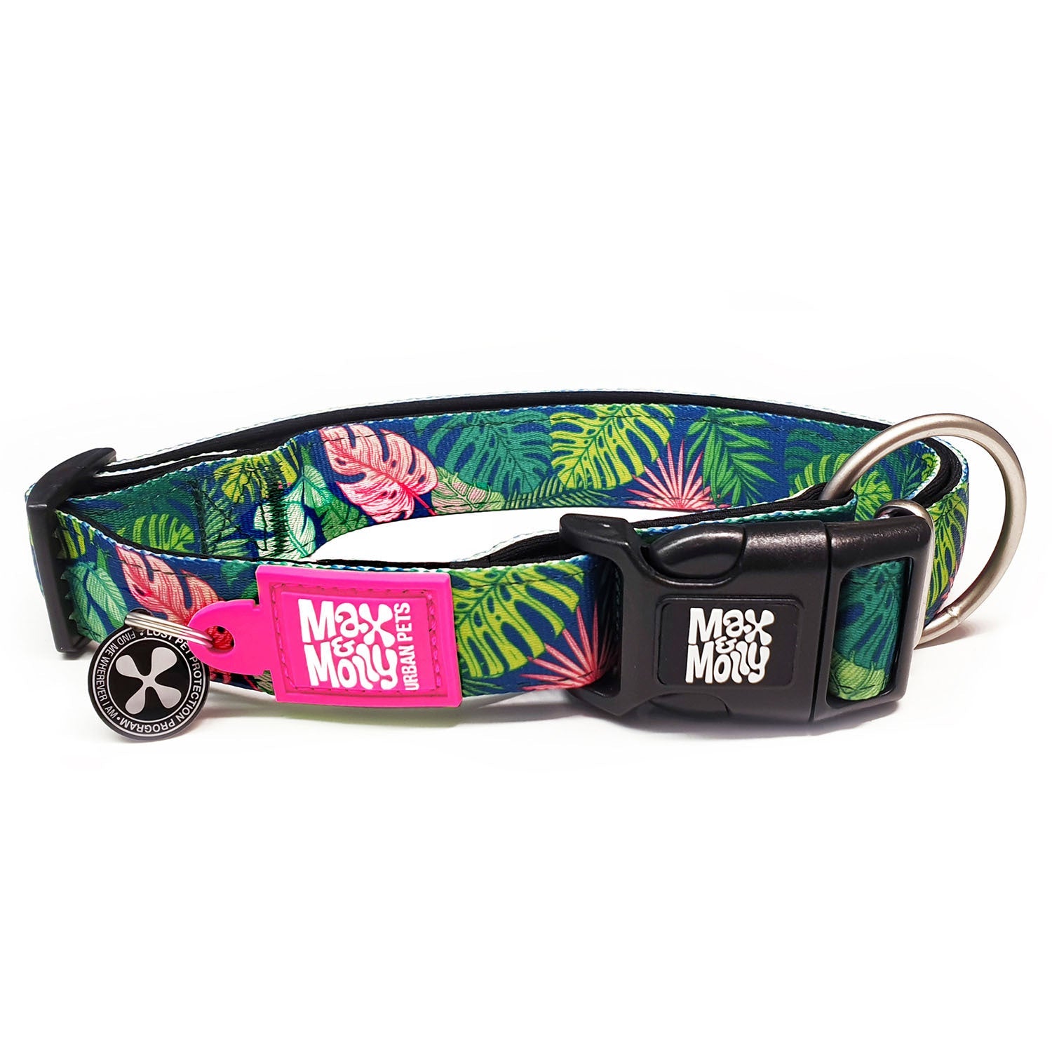 Max & Molly Smart ID Dog Collar - Tropical - Pets and More