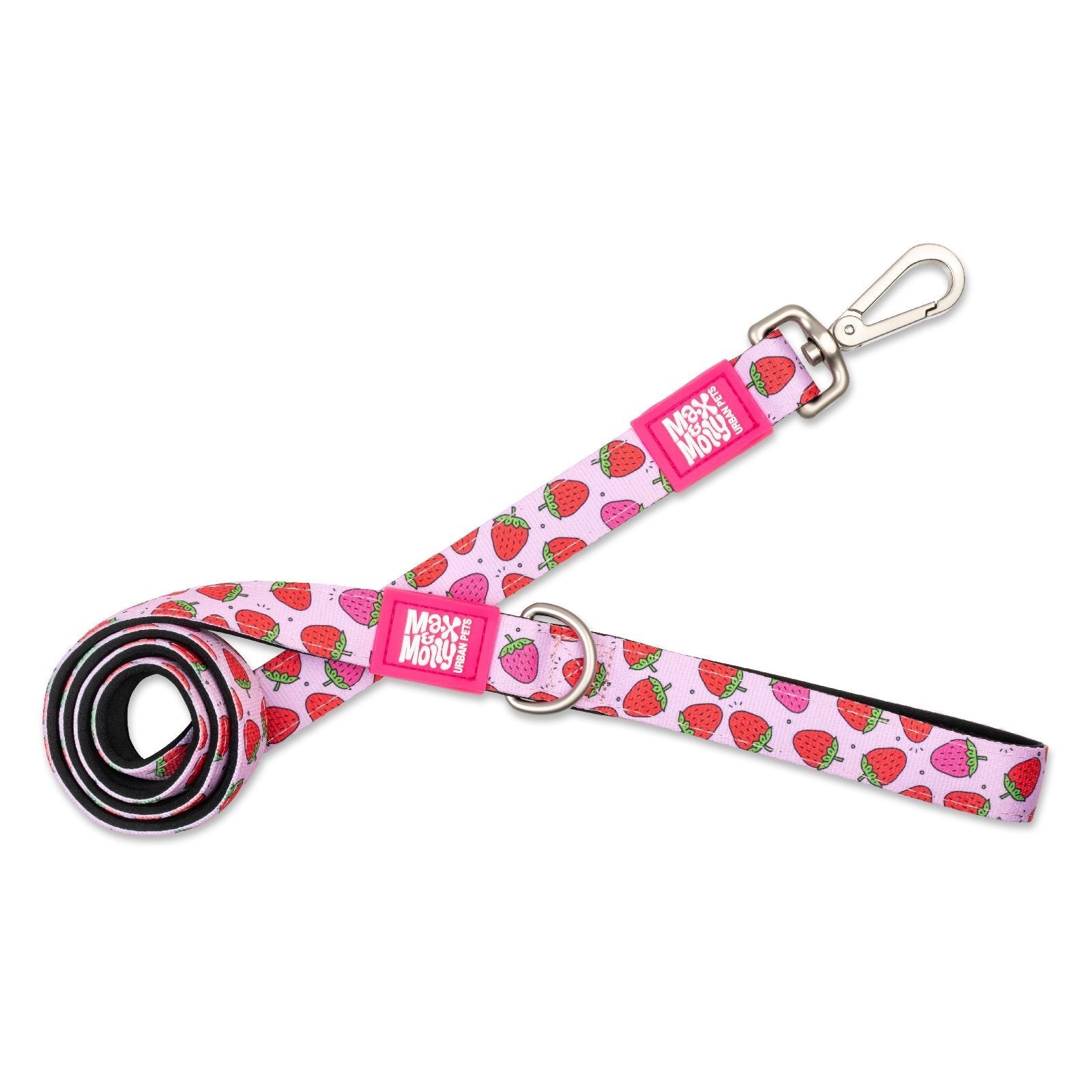 Max & Molly Dog Leash - Strawberries - Pets and More