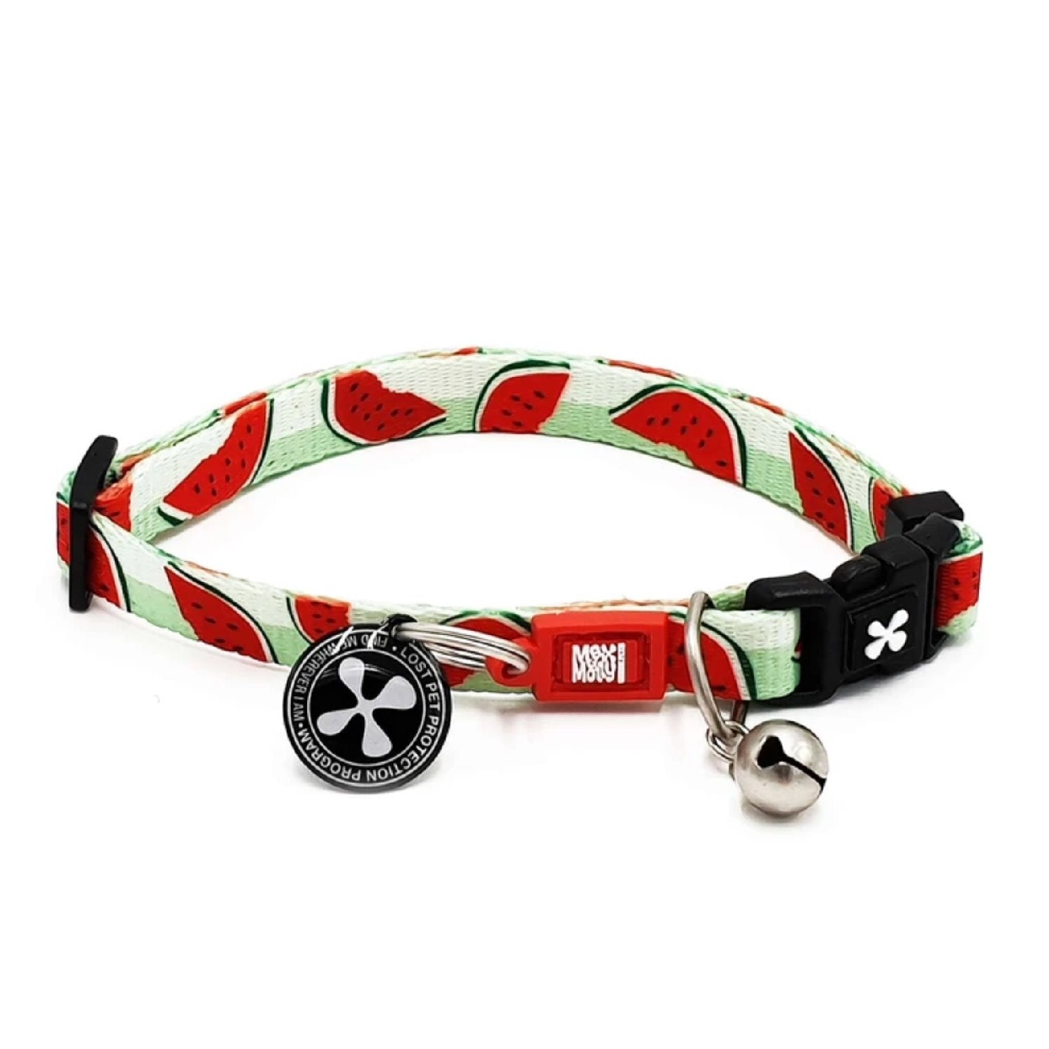 Max & Molly Smart ID Cat Collar - Watermelon - Pets and More