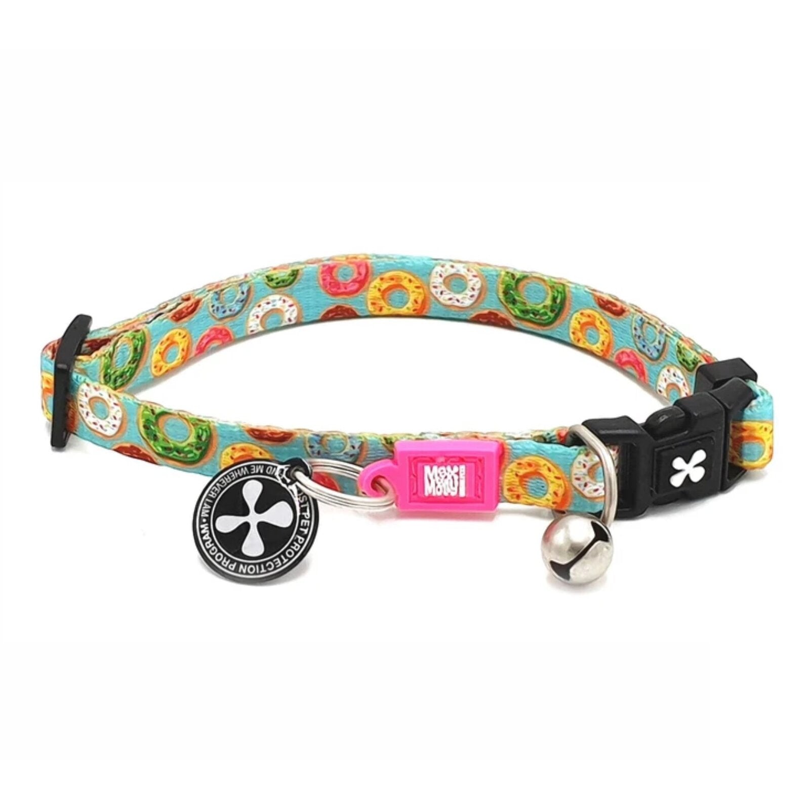 Max & Molly Smart ID Cat Collar - Donuts - Pets and More