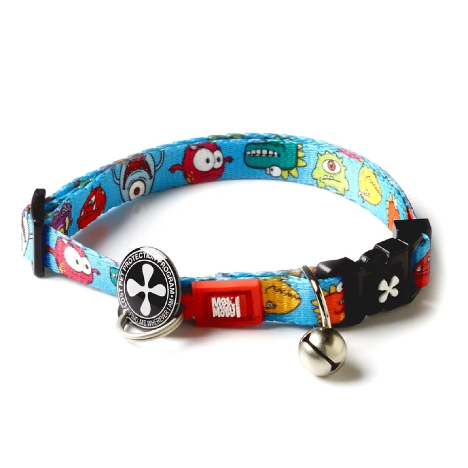 Max & Molly Smart ID Cat Collar - Little Monsters - Pets and More
