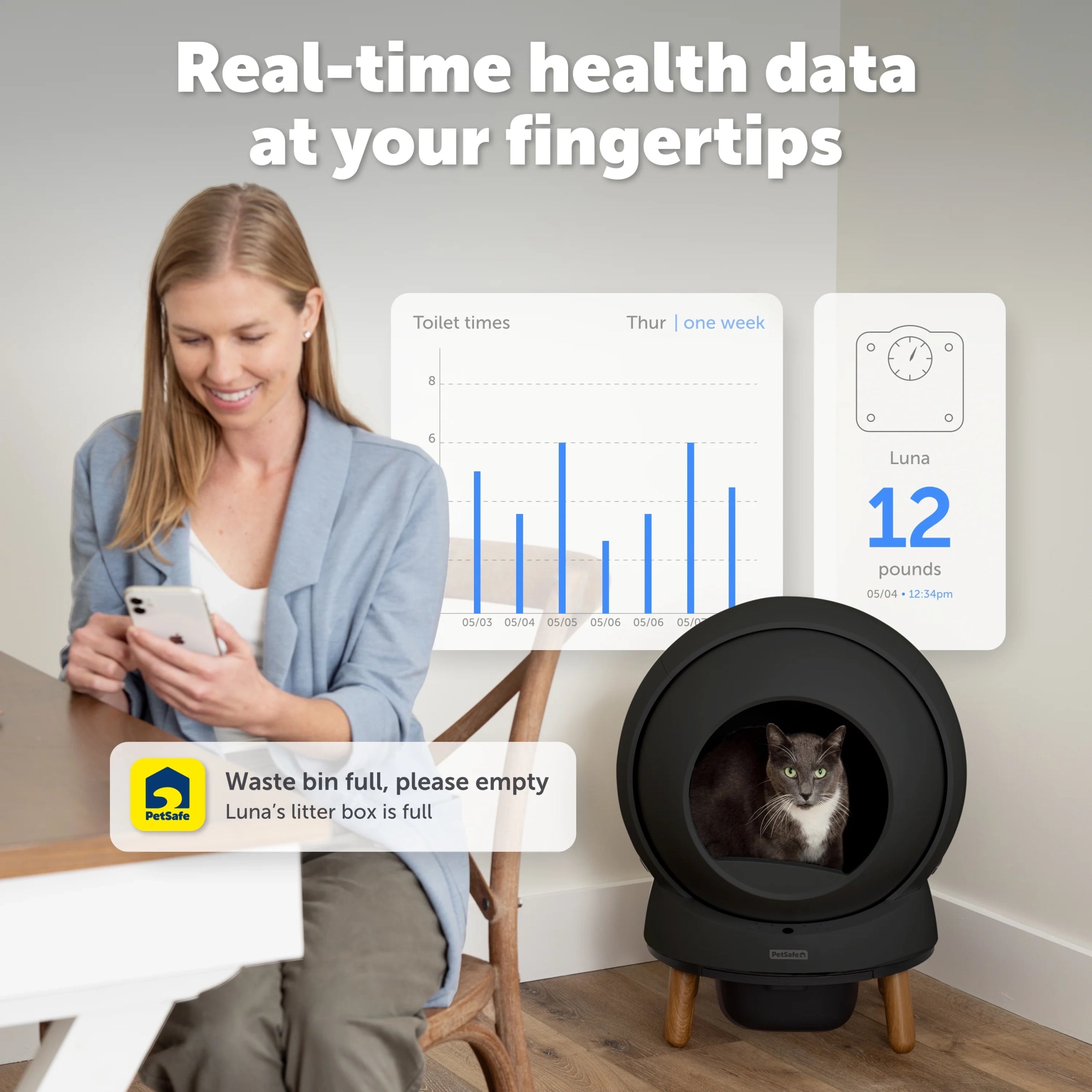 PetSafe – ScoopFree SmartSpin Self-Cleaning Litter Box