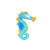 GiGwi – Dental Mesh – Catnip Seahorse