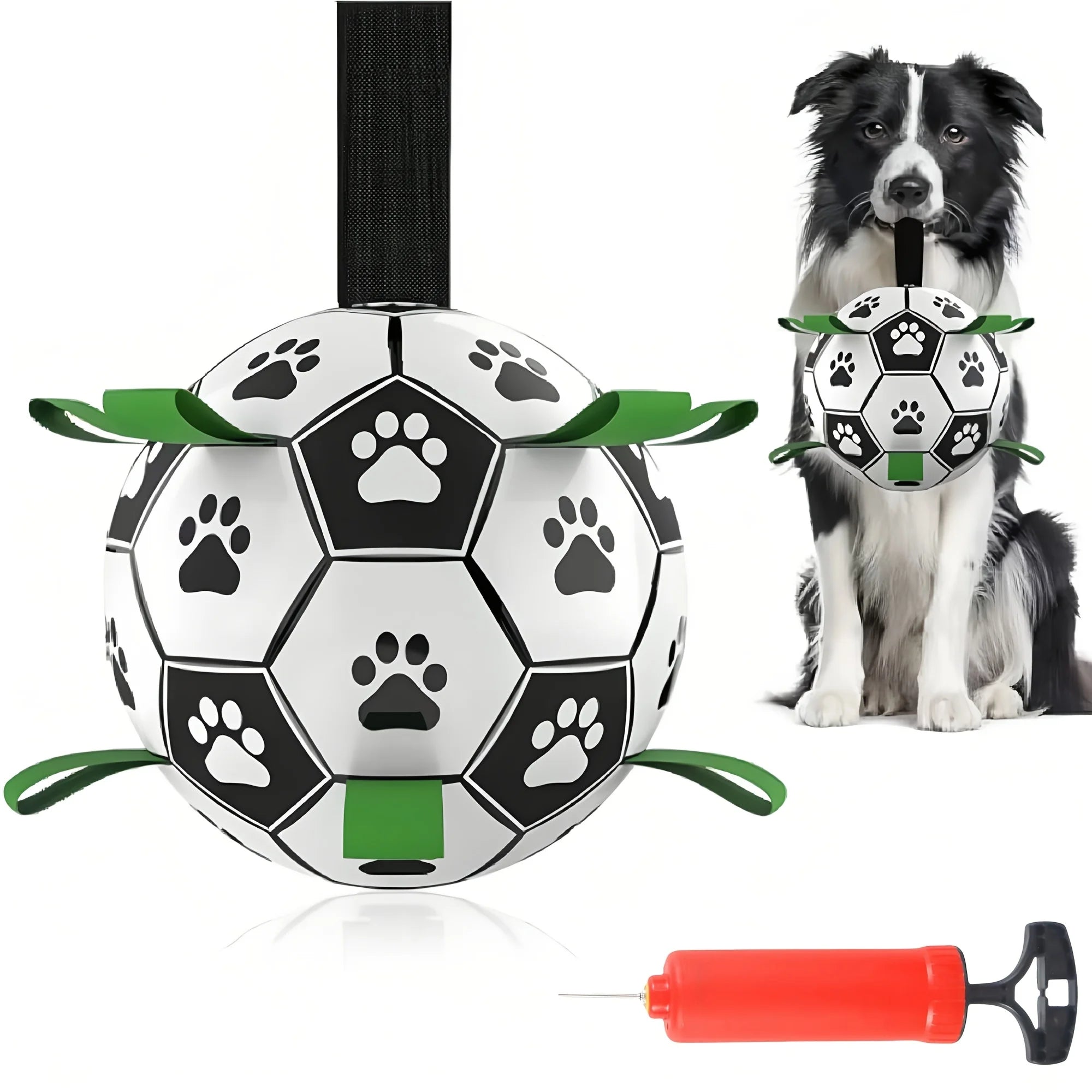 Soccer Toy with A Grip Ring - Pets and More