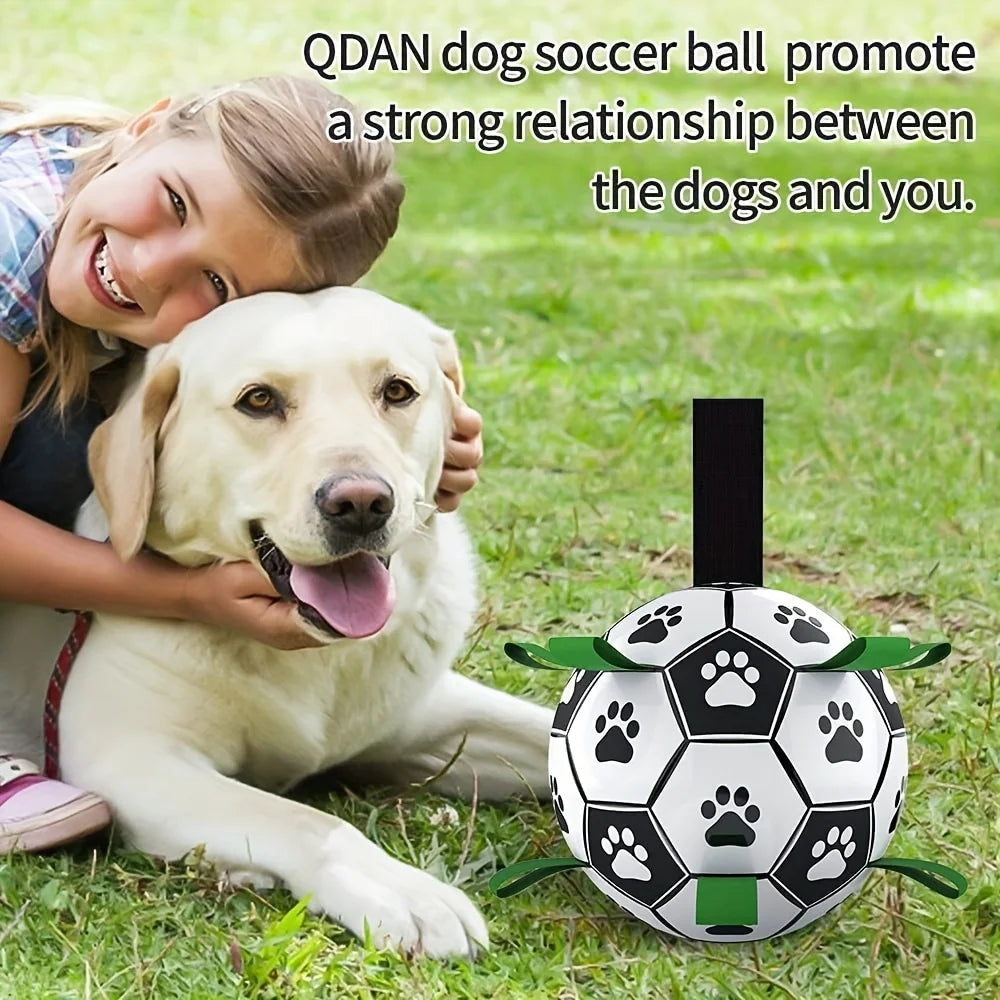 Soccer Toy with A Grip Ring - Pets and More