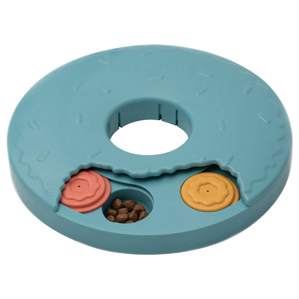 Zippy Paws SmartyPaws Puzzler Interactive Dog Toy - Donut Slider - Pets and More