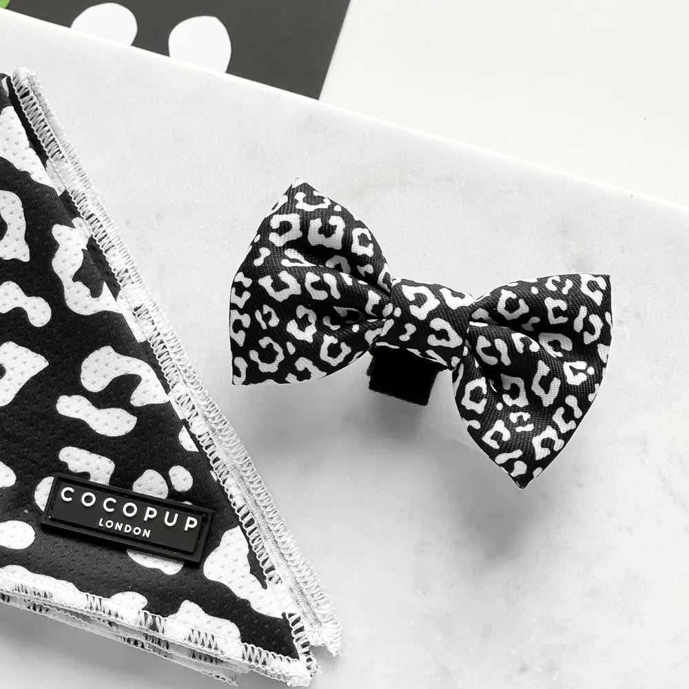 Cocopup London – Bow Tie – Black Leopard