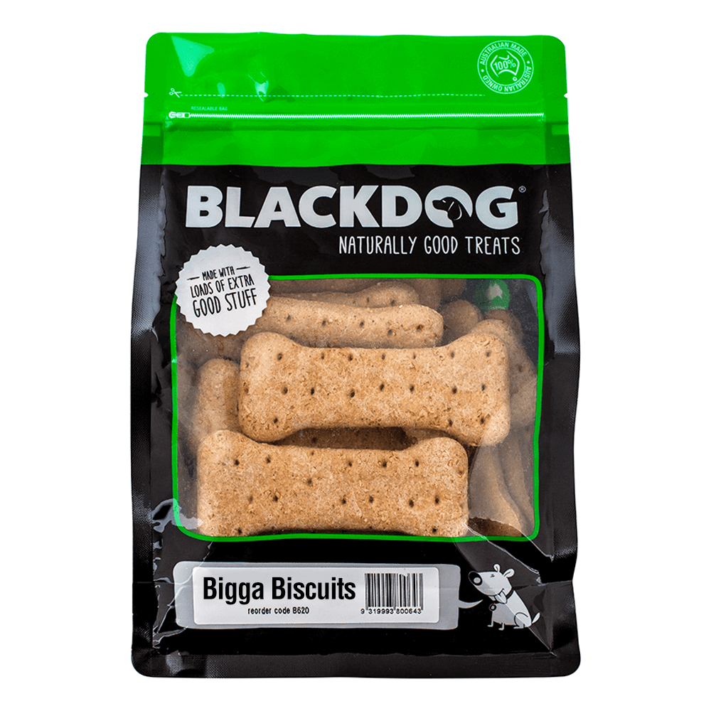 Black Dog – Oven Baked – Bigga Biscuits - Pets and More