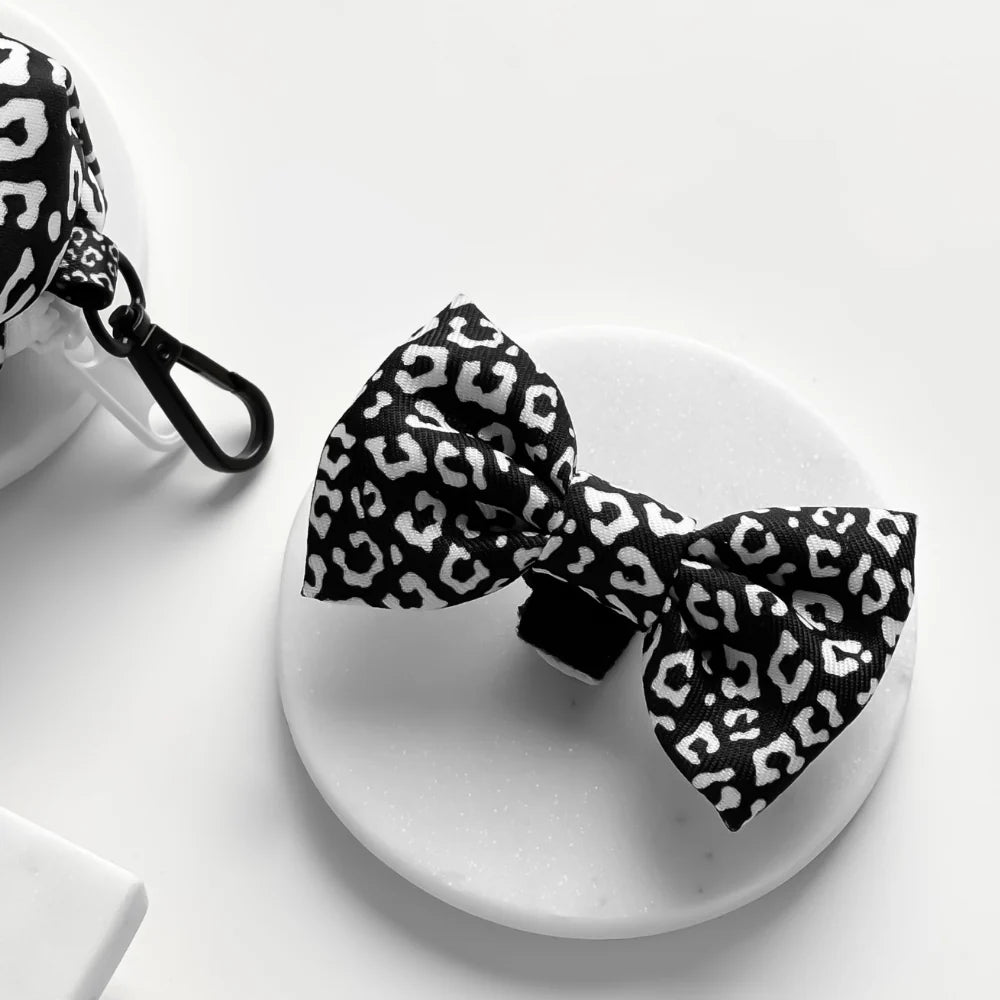 Cocopup London – Bow Tie – Black Leopard