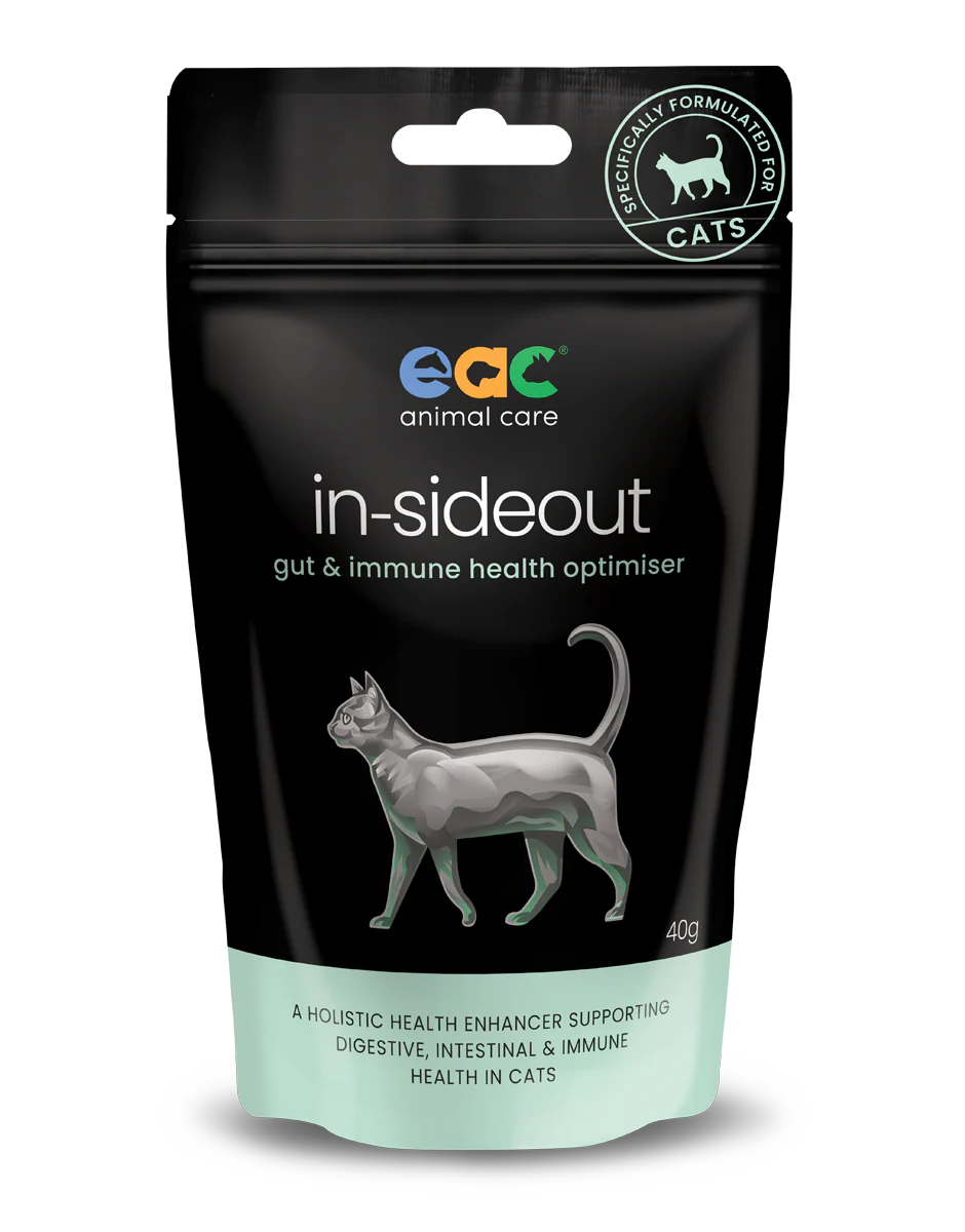 EAC Animal Care – In-Sideout Gut & Immune Health Optimiser for Cats - Pets and More