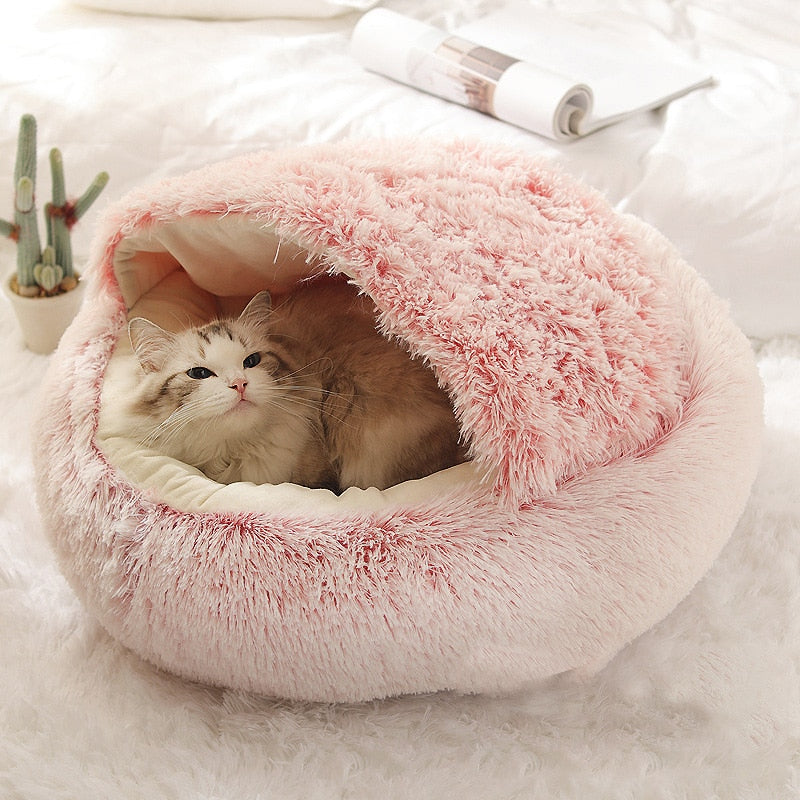 2 In 1 Long Plush Pet Bed - Pets and More